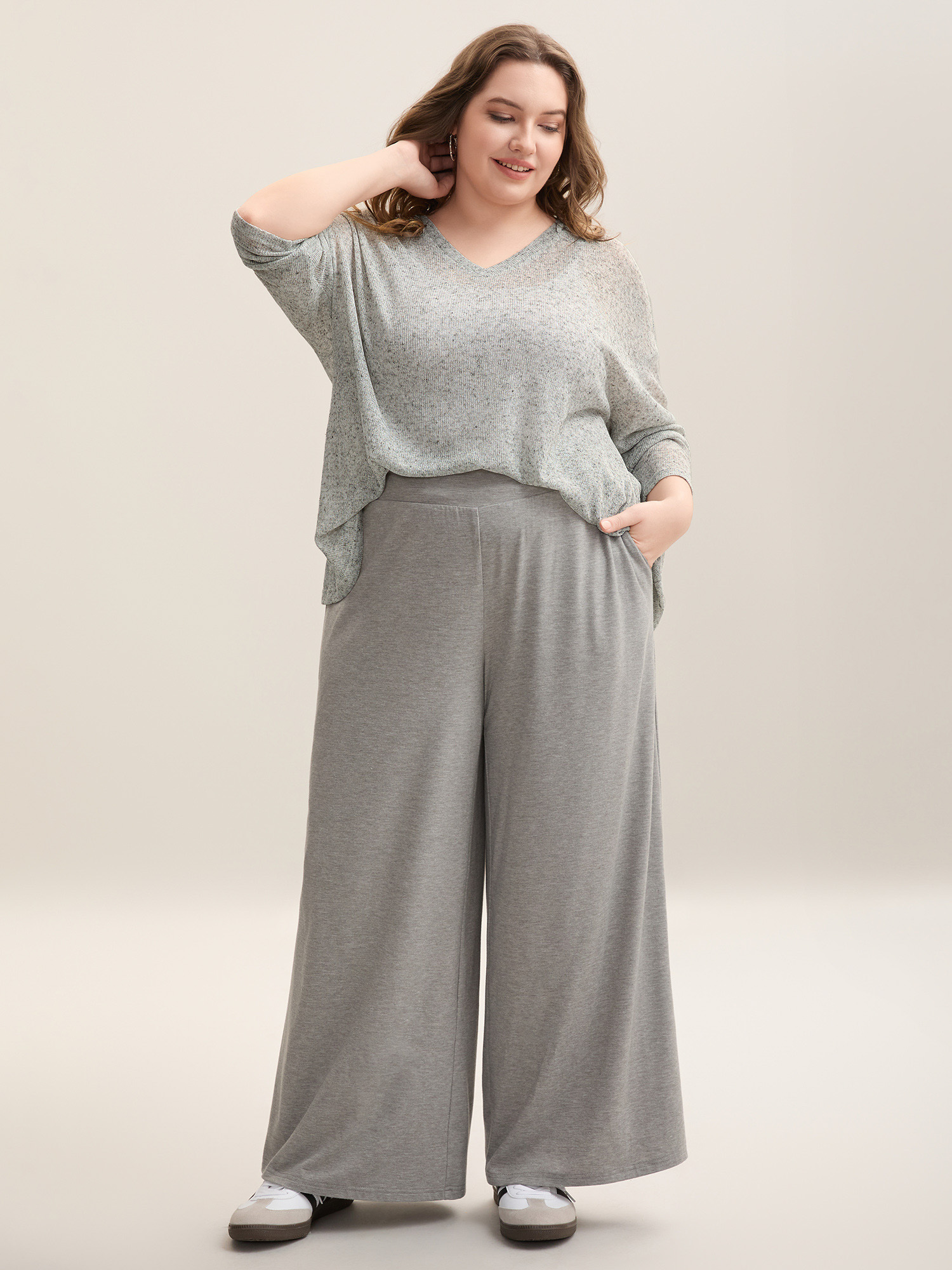 Plus Size Textured Sheer Hooded Everyday T-Shirt Multicolor Women Casual Texture Hooded Everyday T-shirts BloomChic 22-24/3X 