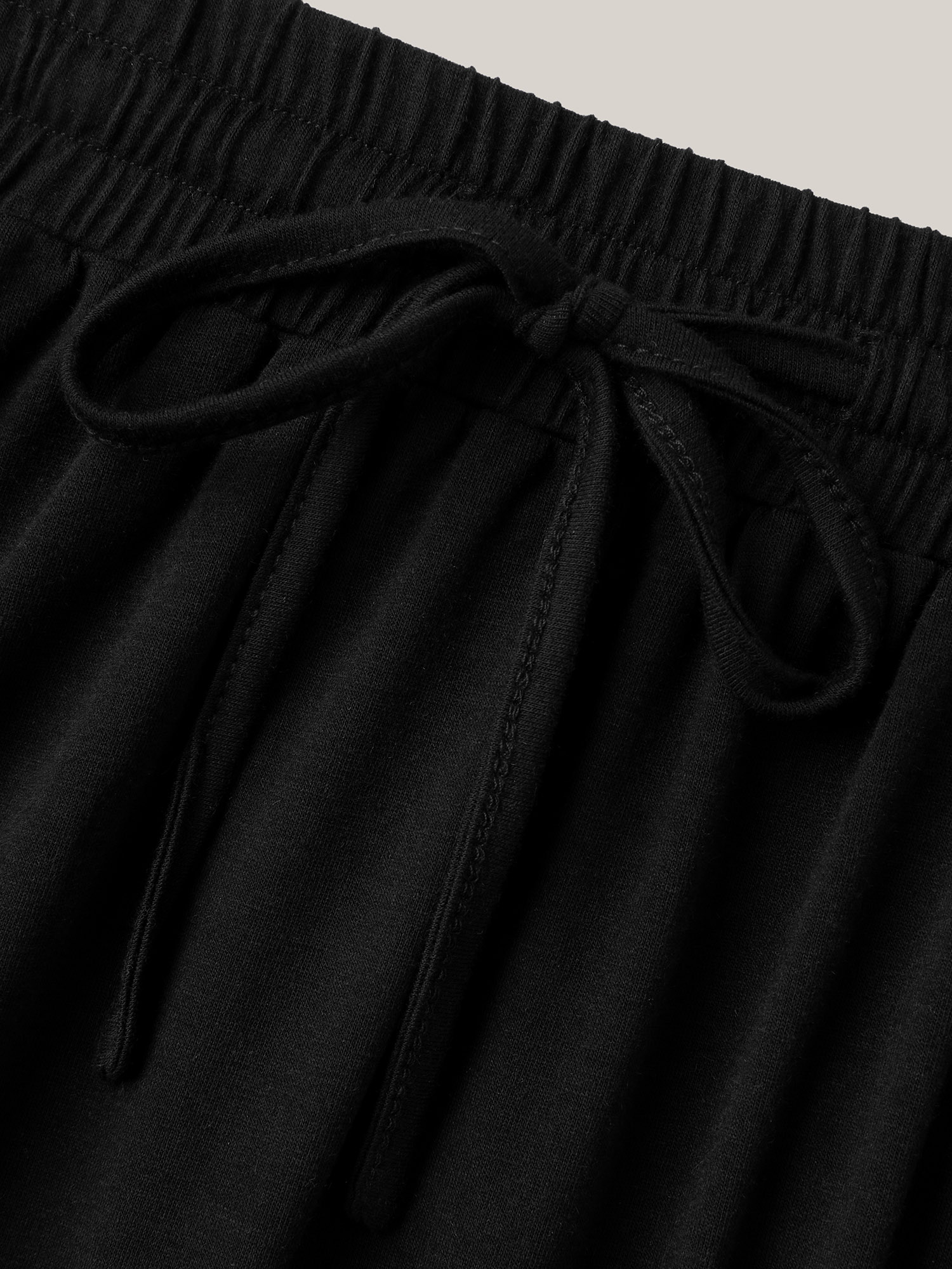 

Plus Size Supersoft Waist-Tie A-Line Maxi Skirt Women Black Elegant Drawstring Medium stretch Slanted pocket Everyday Skirts BloomChic