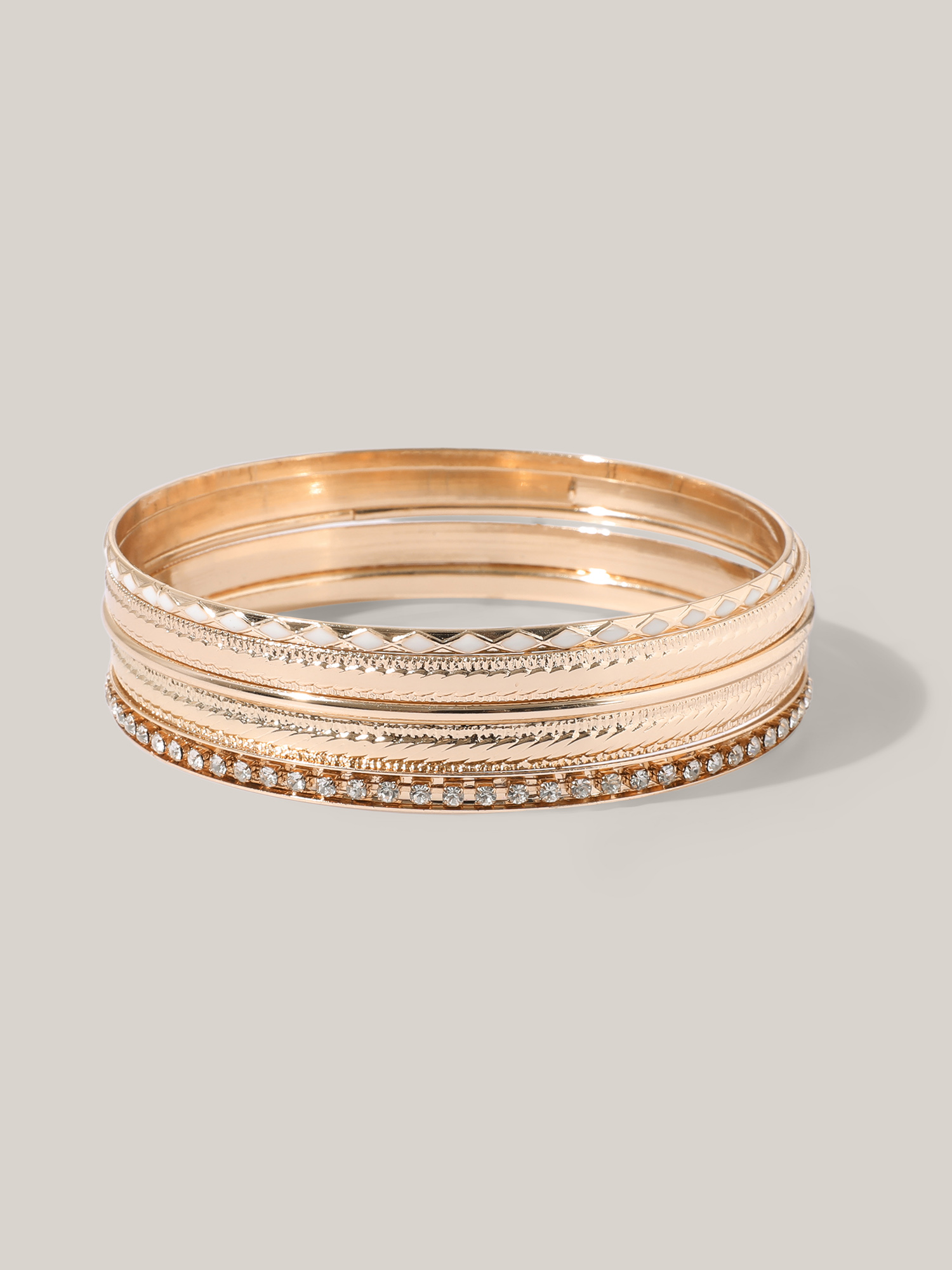 Multiple Crystal Elegant Bracelets Women Everyday-Casual 22-30/3X-6X Casual Bracelets BloomChic